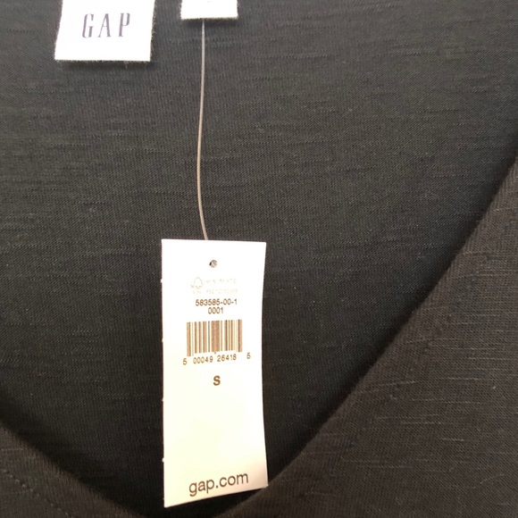 GAP Flutter Sleeve Tie-Front Dress in Modal-Cotton - Picture 4 of 4